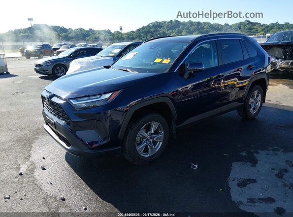 2T3P1RFV4SW625292 2025 TOYOTA RAV4 Blue Առջևի ձախ երեք քառորդ տեսարան
