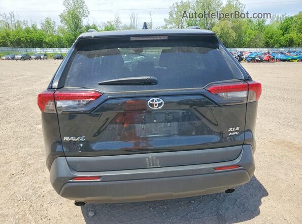 2T3P1RFV5KW035327 2019 TOYOTA RAV4 Black Вид ззаду