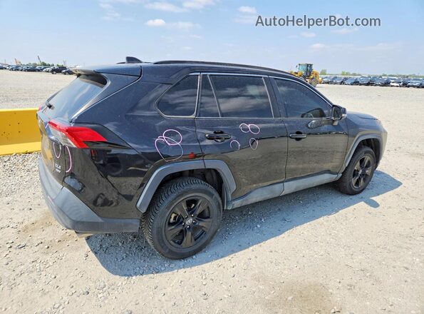 2T3P1RFV5MW142185 2021 TOYOTA RAV4 Black Задня права чверть