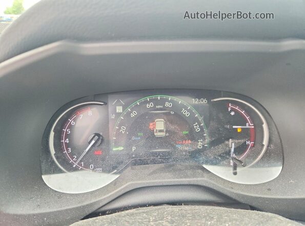 2T3P1RFV5RW459701 2024 TOYOTA RAV4 Burgundy Widok zestawu wskaźników