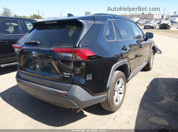 2T3P1RFV6KC007232 2019 TOYOTA RAV4 Black Tył prawy