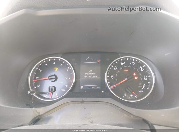 2T3P1RFV6KC007232 2019 TOYOTA RAV4 Black Widok tylnych siedzeń