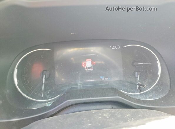 2T3P1RFV6PC370816 2023 TOYOTA RAV4 Silver Սարքավորումների վահանակի տեսք
