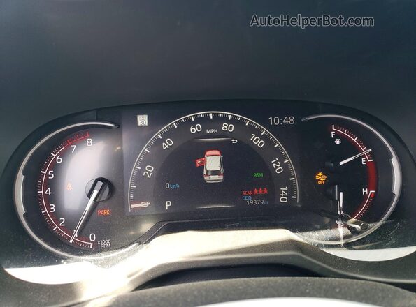 2T3P1RFV6RW424665 2024 TOYOTA RAV4 Blue Vista del cuadro de instrumentos
