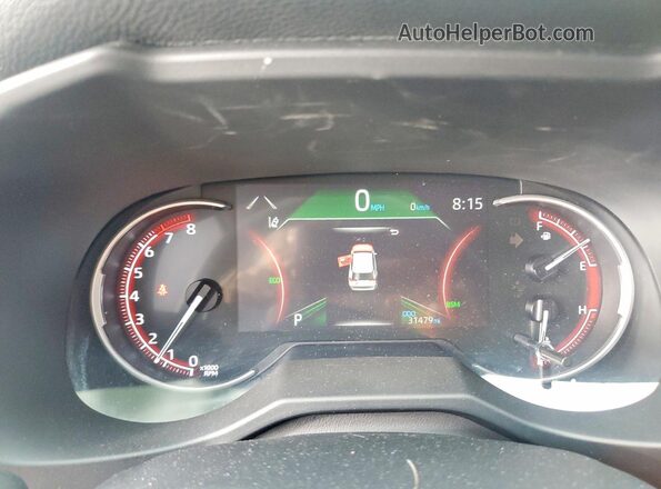 2T3P1RFV6SC528046 2025 TOYOTA RAV4 Charcoal ხელსაწყოთა პანელის ხედი