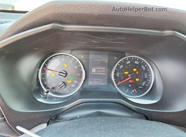 2T3P1RFV7LC084998 2020 TOYOTA RAV4 Gray Вид щитка приладів