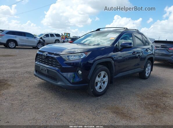 2T3P1RFV7MW234012 2021 TOYOTA RAV4 Blue Передня ліва чверть