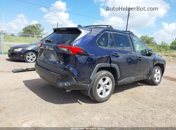2T3P1RFV7MW234012 2021 TOYOTA RAV4 Blue Задня права чверть