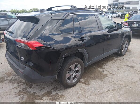 2T3P1RFV7NC258071 2022 TOYOTA RAV4 Black Задня права чверть