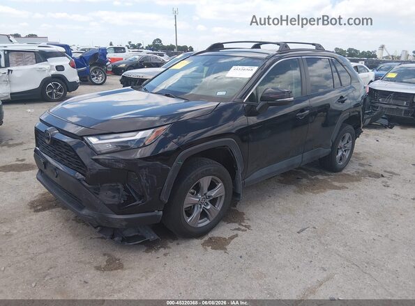 2T3P1RFV7NC258071 2022 TOYOTA RAV4 Black Передня ліва чверть