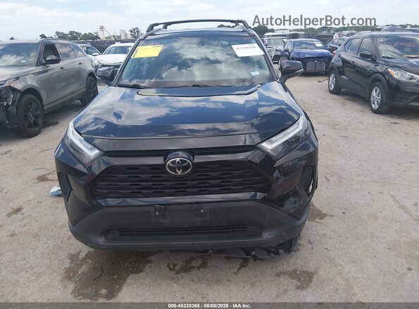 2T3P1RFV7NC258071 2022 TOYOTA RAV4 Black Вид щитка приладів