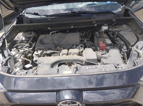 2T3P1RFV7NC258071 2022 TOYOTA RAV4 Black Вид ззаду