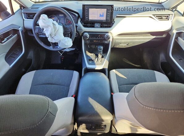 2T3P1RFV7NC285481 2022 TOYOTA RAV4 Silver Dashboard view