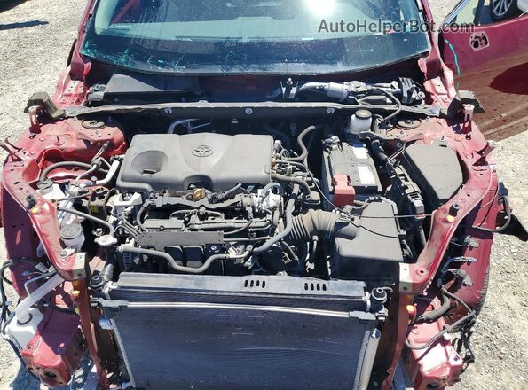 2T3P1RFV7NW255539 2022 TOYOTA RAV4 Maroon Engine compartment view