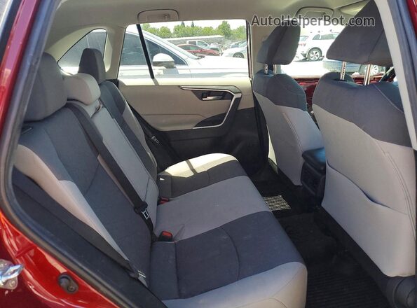 2T3P1RFV7NW255539 2022 TOYOTA RAV4 Maroon Rear interior view