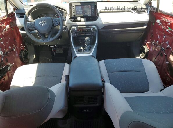 2T3P1RFV7NW255539 2022 TOYOTA RAV4 Maroon Dashboard view