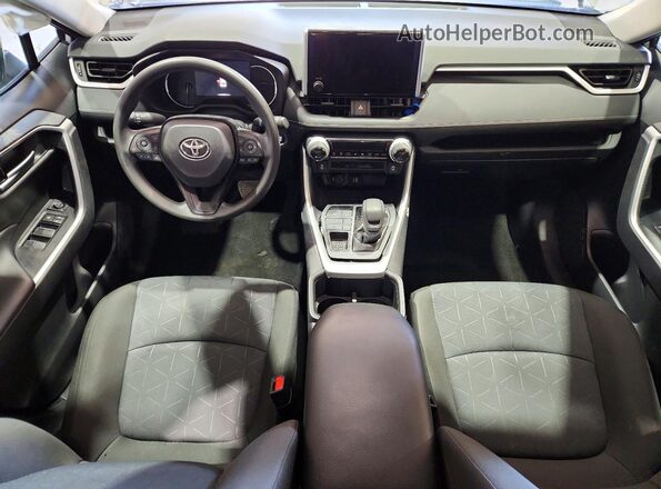 2T3P1RFV7SW542570 2025 TOYOTA RAV4 Silver Առջևի վահանակի տեսք