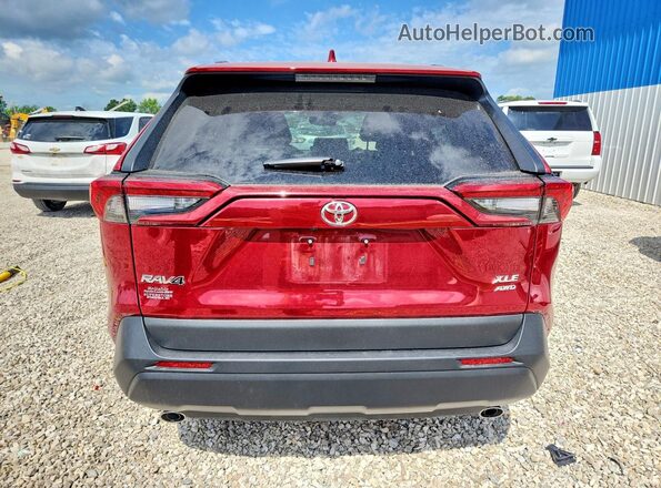 2T3P1RFV7SW623343 2025 TOYOTA RAV4 Red Вид ззаду