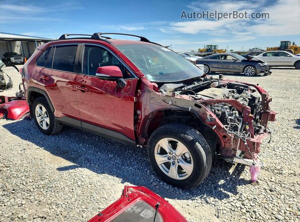 2T3P1RFV8LC081947 2020 TOYOTA RAV4 Красный Передняя правая четверть