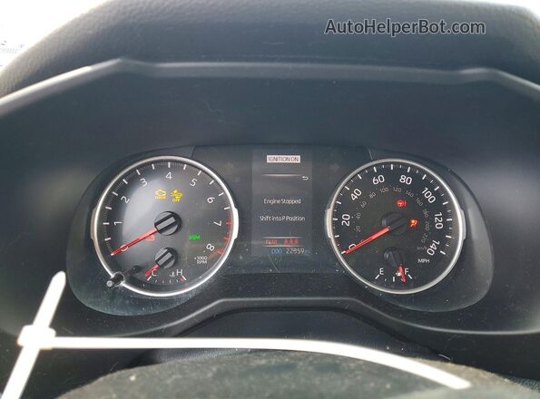 2T3P1RFV8LC090955 2020 TOYOTA RAV4 Серебряный Вид щитка приборов