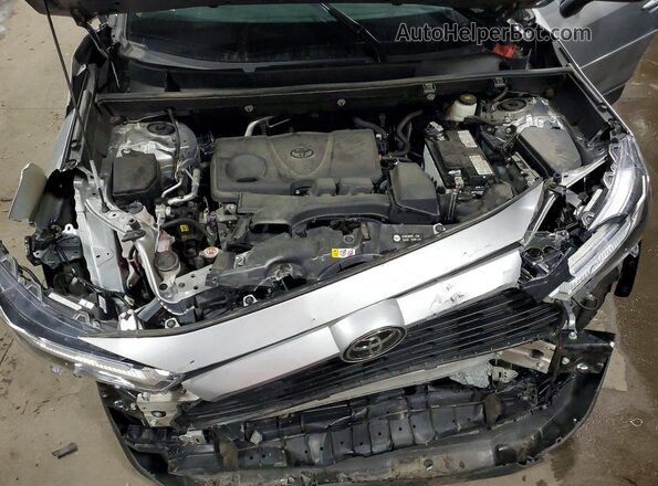 2T3P1RFV8NC291645 2022 TOYOTA RAV4 Gray Engine compartment view
