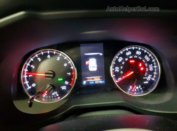 2T3P1RFV8NC291645 2022 TOYOTA RAV4 Gray Instrument cluster view