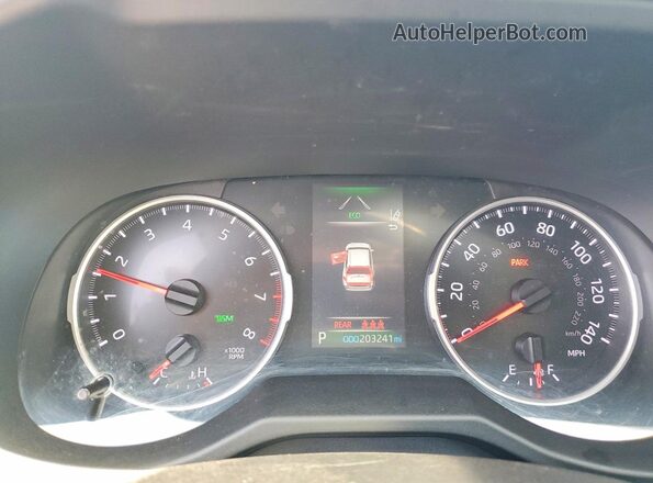2T3P1RFV9MC184828 2021 TOYOTA RAV4 Черный Вид щитка приборов