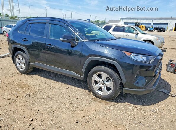 2T3P1RFV9MC184828 2021 TOYOTA RAV4 Черный Передняя правая четверть