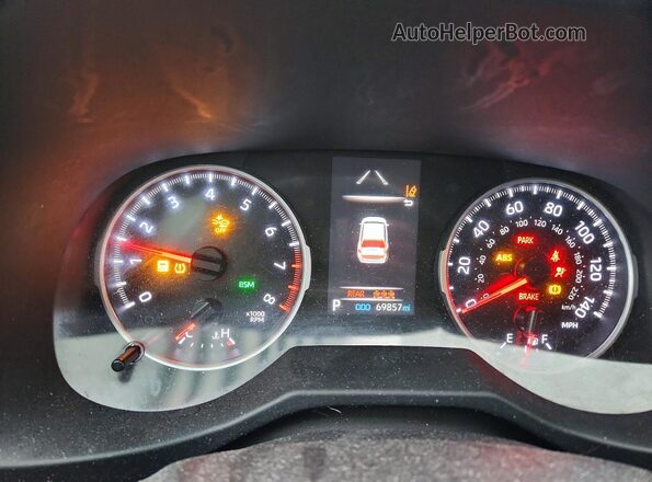 2T3P1RFV9MW155294 2021 TOYOTA RAV4 Серый Вид щитка приборов