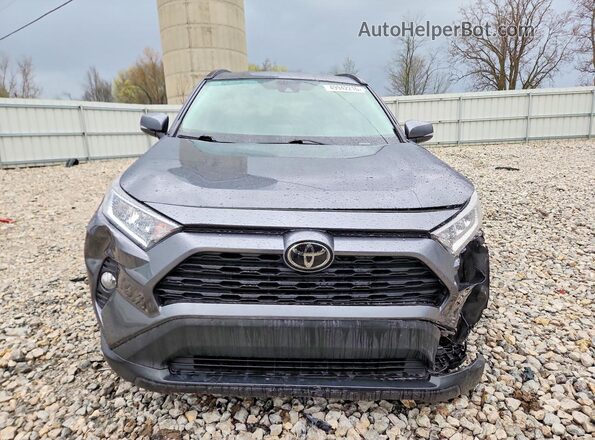 2T3P1RFV9MW155294 2021 TOYOTA RAV4 Серый Вид спереди