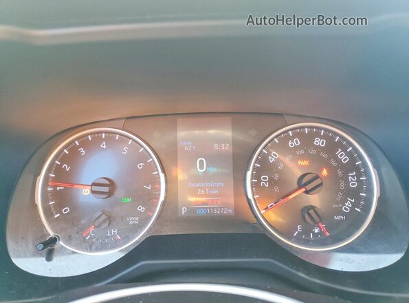 2T3P1RFV9MW180339 2021 TOYOTA RAV4 Silver Vista del cuadro de instrumentos