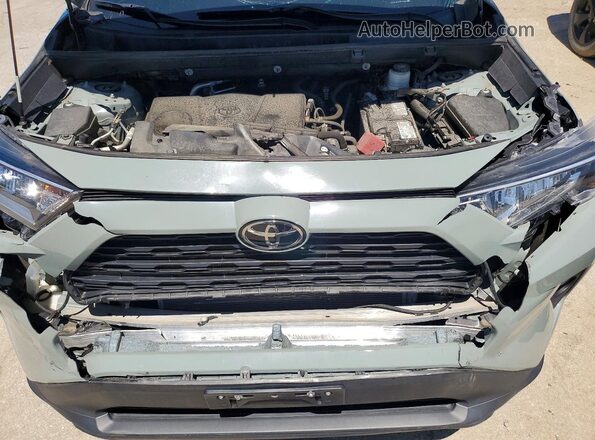 2T3P1RFV9MW180339 2021 TOYOTA RAV4 Silver Vista del compartimento del motor