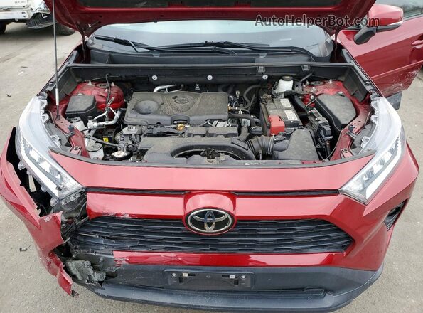2T3P1RFV9MW211329 2021 TOYOTA RAV4 Red Widok wnętrza z tyłu