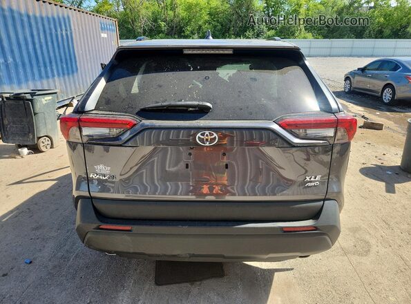 2T3P1RFV9NC295915 2022 TOYOTA RAV4 Gray Vista trasera