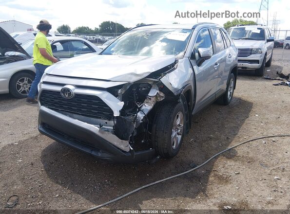 2T3P1RFV9NW311626 2022 TOYOTA RAV4 Silver Առջևի ձախ երեք քառորդ տեսարան