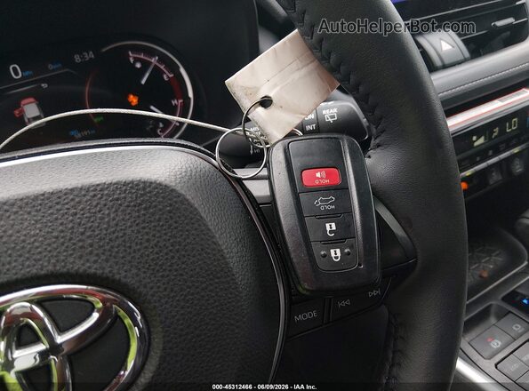 2T3P1RFV9SC504243 2025 TOYOTA RAV4 Black Dashboard view