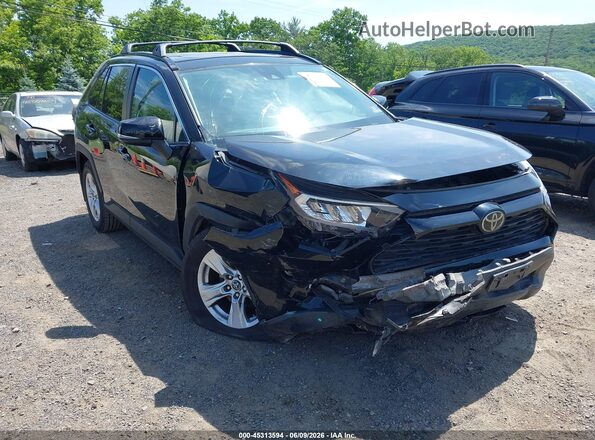 2T3P1RFVXKC038127 2019 TOYOTA RAV4 Black Front view