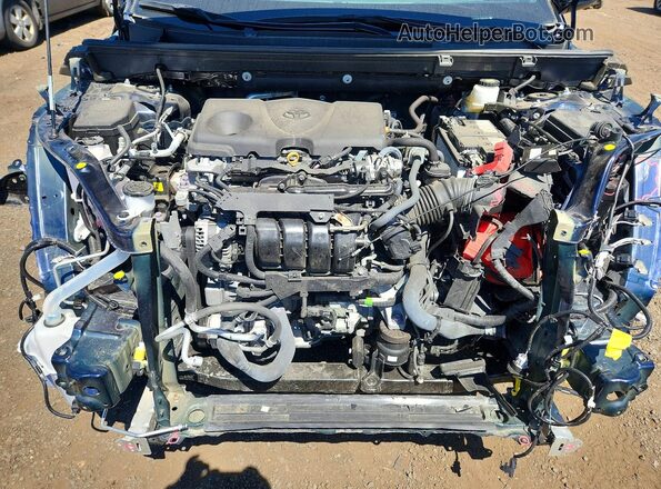 2T3P1RFVXRW409991 2024 TOYOTA RAV4 Blue Rear interior view