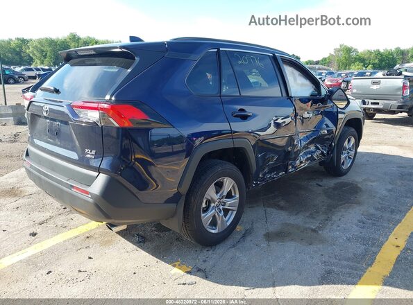 2T3P1RFVXSW563350 2025 TOYOTA RAV4 Dark Blue უკანა მარჯვენა