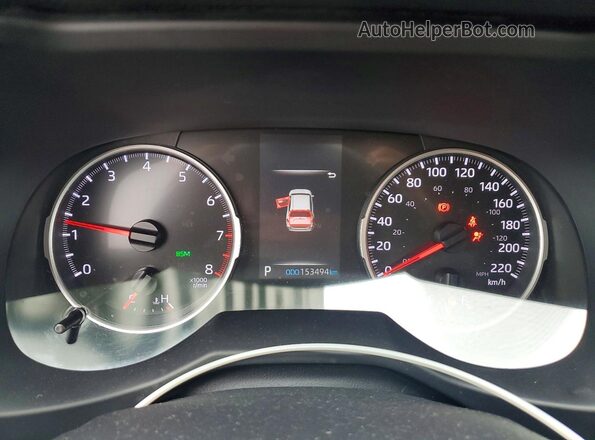 2T3R1RFV4MW169273 2021 TOYOTA RAV4 Blue Սարքավորումների վահանակի տեսք