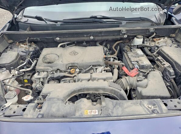 2T3R1RFV4MW169273 2021 TOYOTA RAV4 Blue Շարժիչի բաժամունքի տեսք