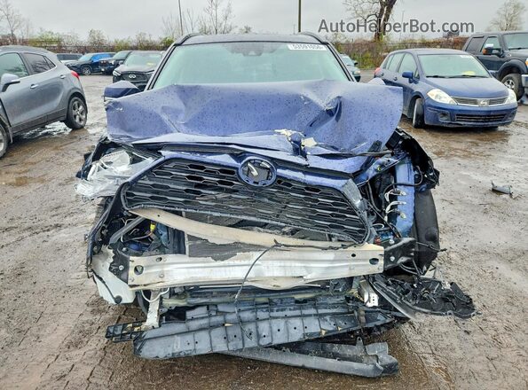 2T3R1RFV4MW202045 2021 TOYOTA RAV4 Blue Դիմացի տեսք