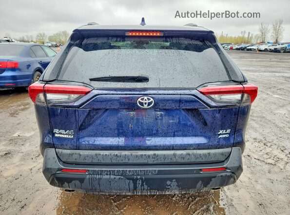 2T3R1RFV4MW202045 2021 TOYOTA RAV4 Blue Հետևի տեսք