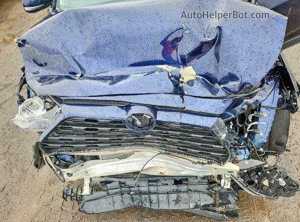 2T3R1RFV4MW202045 2021 TOYOTA RAV4 Blue Սալոնի հետևի տեսք