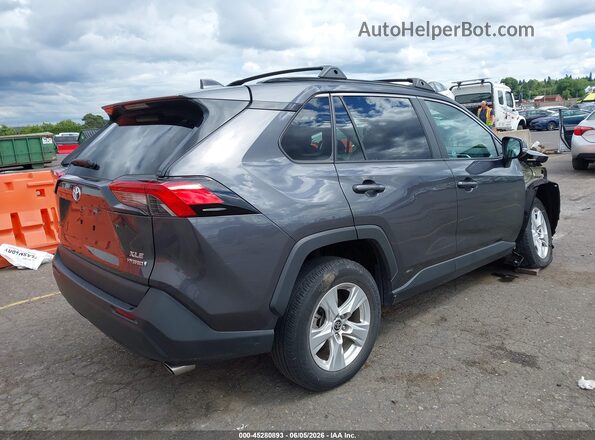 2T3R6RFV5MW015575 2021 TOYOTA RAV4 HYBRID Gray Trasero derecho