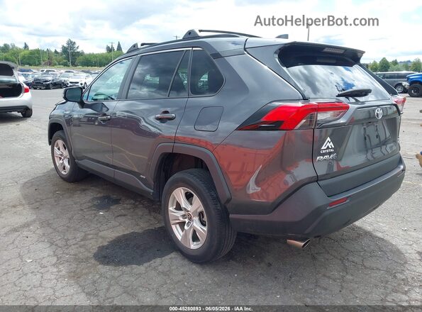 2T3R6RFV5MW015575 2021 TOYOTA RAV4 HYBRID Gray Trasero izquierdo