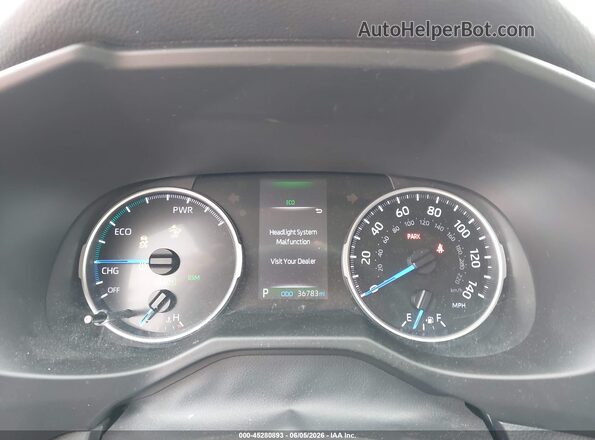 2T3R6RFV5MW015575 2021 TOYOTA RAV4 HYBRID Gray Vista de los asientos traseros