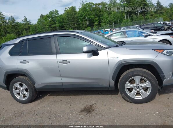 2T3R6RFV7LW001496 2020 TOYOTA RAV4 HYBRID Silver Widok wnętrza z tyłu