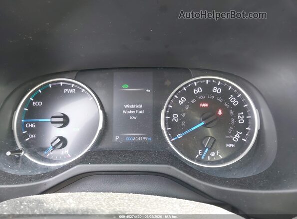 2T3R6RFV7LW001496 2020 TOYOTA RAV4 HYBRID Silver Widok tylnych siedzeń