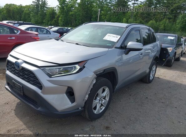 2T3R6RFV7LW001496 2020 TOYOTA RAV4 HYBRID Silver Przód lewy